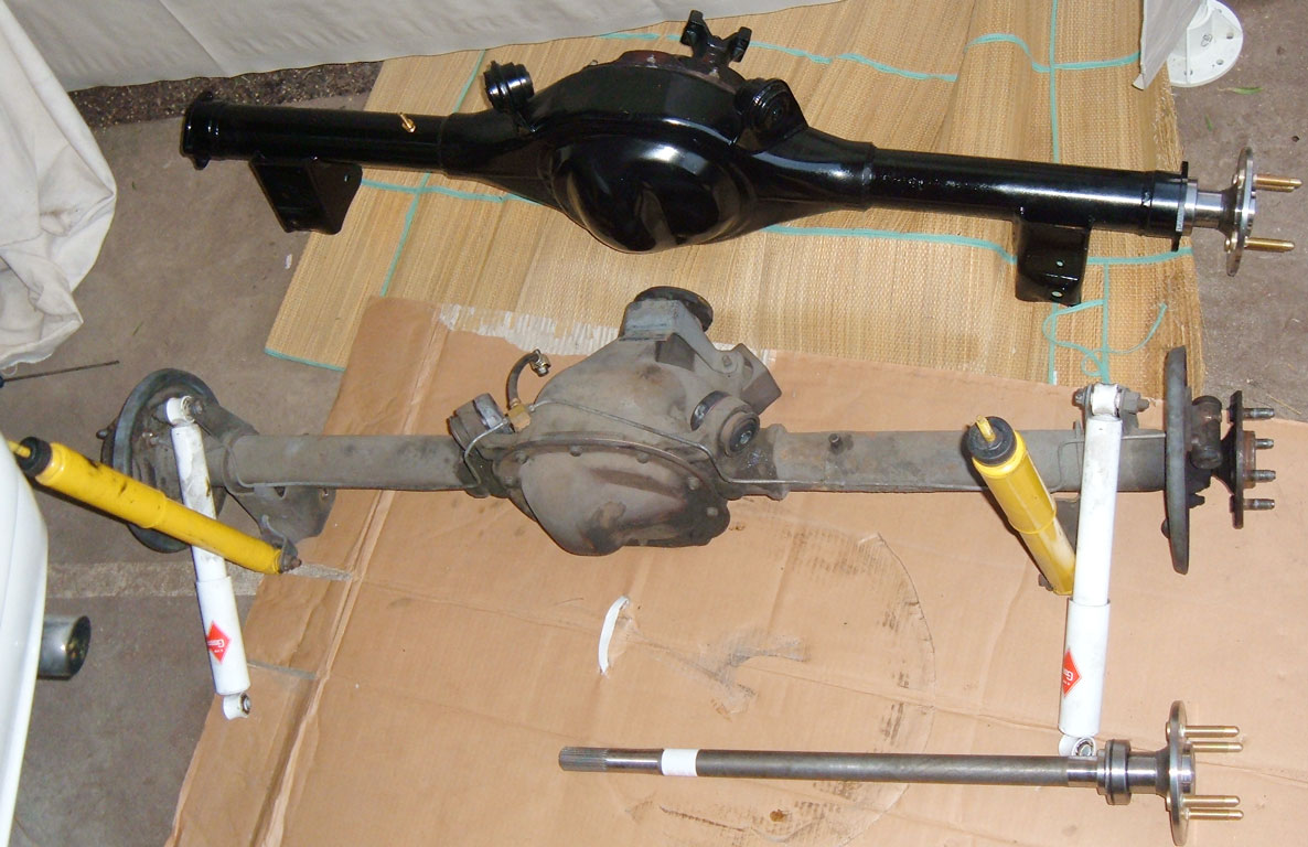 Ford 9inch Rear Axle Into Fox Mustang Using Stock Rear Drum