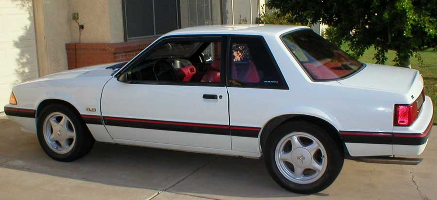 1991 Sport Coupe Blanch Ford Mustang Notchback